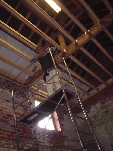 BB fixing ceiling joists